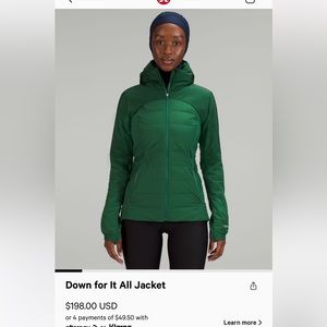 Lululemon Down for It All Jacket